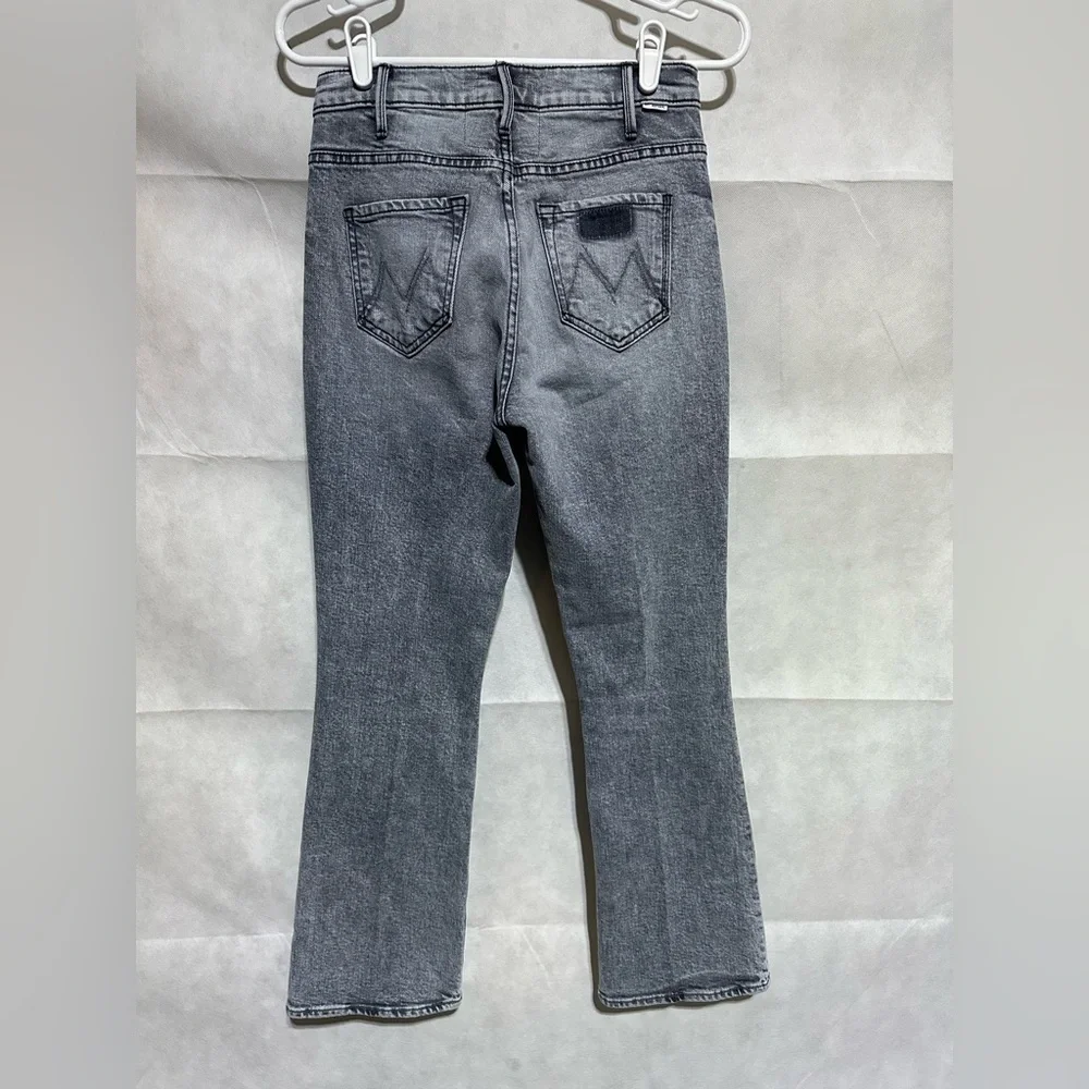 Mother Superior Women’s Sz 25 The Hustler Ankle Gray Jeans Drawing a Blank $238